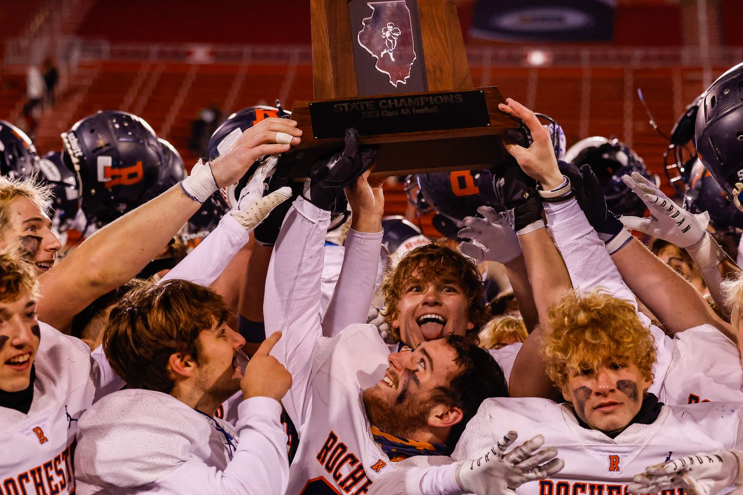 Rochester wins Illinois 4A football title November 24 2023 Nate Latsch